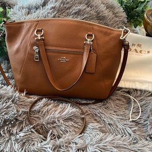COACH Prairie Satchel in Pebble Leather